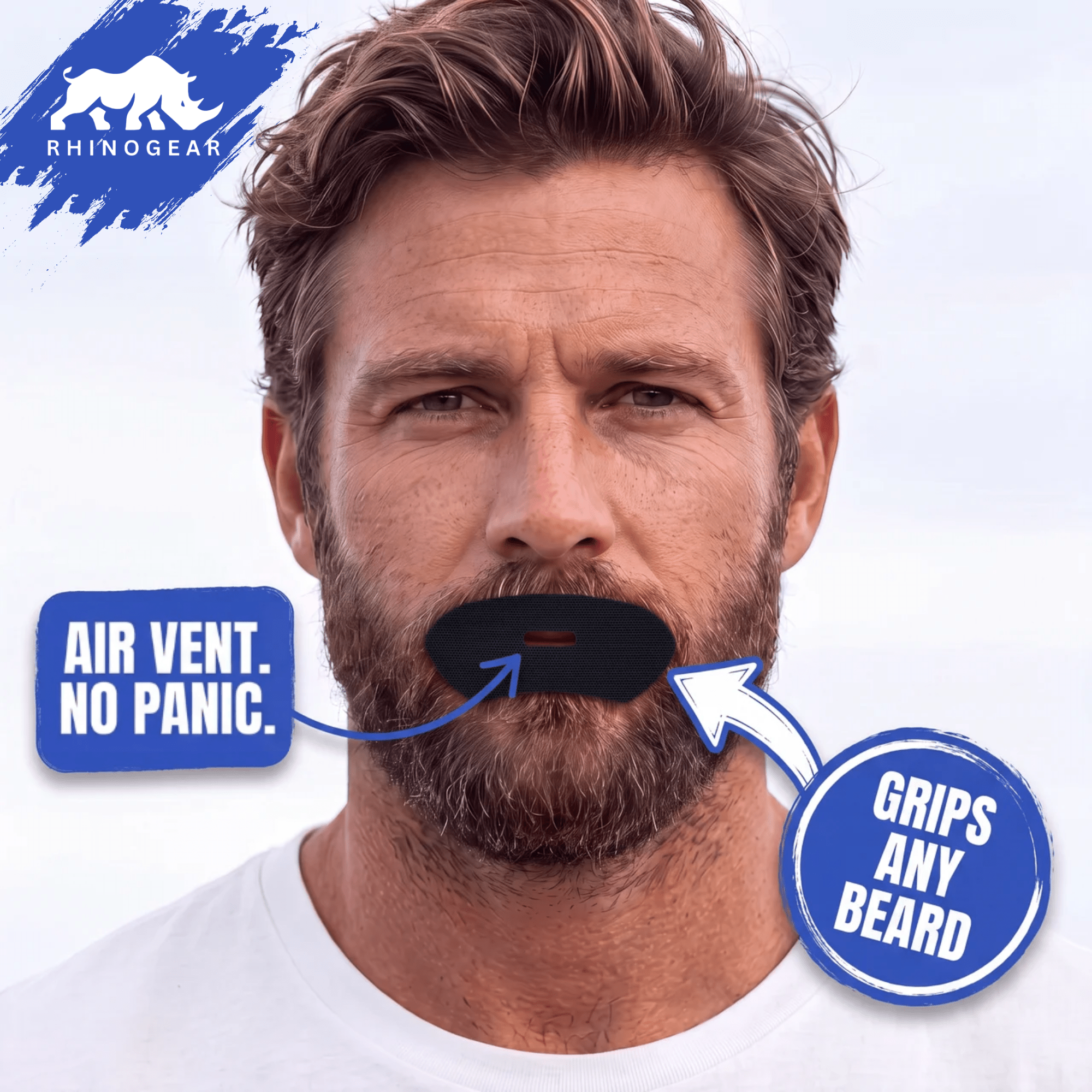 Mouth Tape for Sleeping - Gentle Nasal Breathing Strips for Snoring & Performance | 30 Pack | RhinoGear - RHINOGEAR