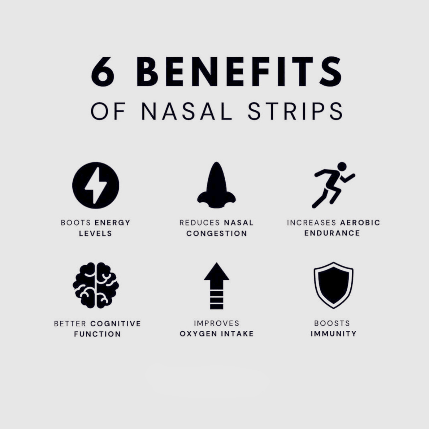 List of six benefits of rhinogear nasal strips 