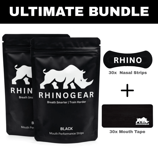 Rhinogear Ultimate Bundle - 30x Nasal Strips + 30x Mouth Tape - RHINOGEAR